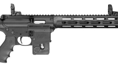 Smith & Wesson 10205 M&P15-22 Sport Performance Center 22 LR Caliber with 10+1 Capacity, 18" Threaded Barrel, Matte Black Metal Finish & Adjustable Vltor Black Synthetic Stock Right Hand