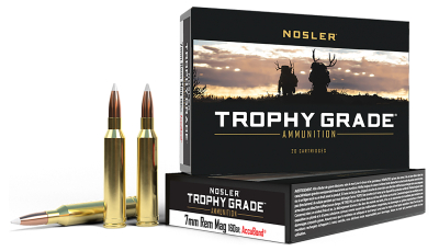 Nosler 47284 Trophy Grade  7mmRemMag 160gr Nosler AccuBond 20 Per Box/10 Case