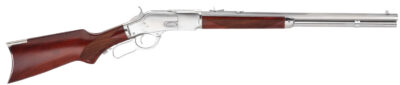 Taylors & Company 550232 1873  45 Colt (LC) Caliber with 10+1 Capacity, 20" Barrel, Silver Metal Finish & Walnut Fixed Pistol Grip Stock Right Hand (Full Size)
