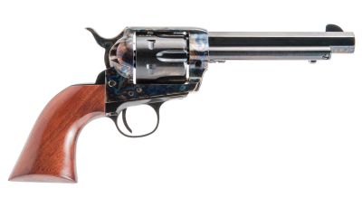 Cimarron PP401MALO El Malo Pre-War 1896-1940 38 Special 6 Shot, 5.50" Blued Octagon Steel Barrel, Blued Cylinder, Color Case Hardened Steel Frame, Walnut Grip, Exposed Hammer