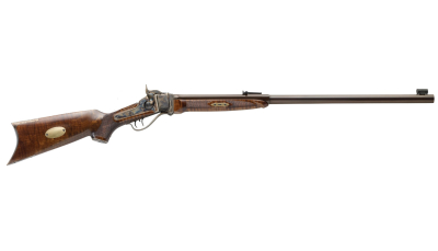 Davide Pedersoli 010S769457 1874 Old West 45-70 Gov 1rd 30" Blued Barrel, Color Case Hardened Steel Receiver, Walnut Wood Stock, Right Hand