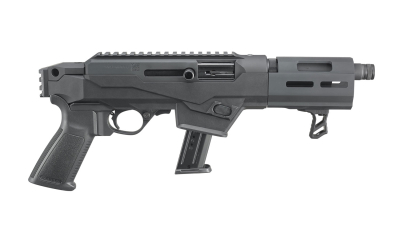 Ruger 29100 PC Charger  9mm Luger 6.50" Threaded Barrel 17+1, Black Hard Coat Anodized Finish, Glass-Filled Polymer Chassis, Takedown Stock, 7075-T6 Aluminum Picatinny Rail, Optics Ready