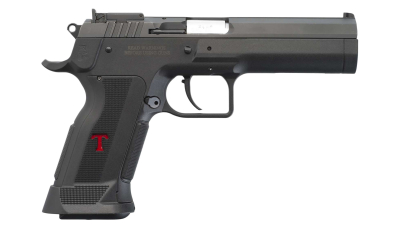 Tanfoglio IFG TFSTOCK3P40 Stock III  Full Size 40 S&W 13+1, 4.44" Black Polygonal Rifled Barrel, Black Serrated Slide, Black Polymer Frame w/Beavertail, Polymer Grip