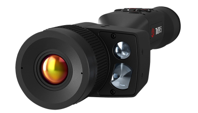 ATN TIWST5625LRF Thor 5 640 LRF Thermal Rifle Scope Black Anodized 2-16x Smart Mil Dot Reticle, Zoom 640x480, 12 Micron, 60 fps Resolution