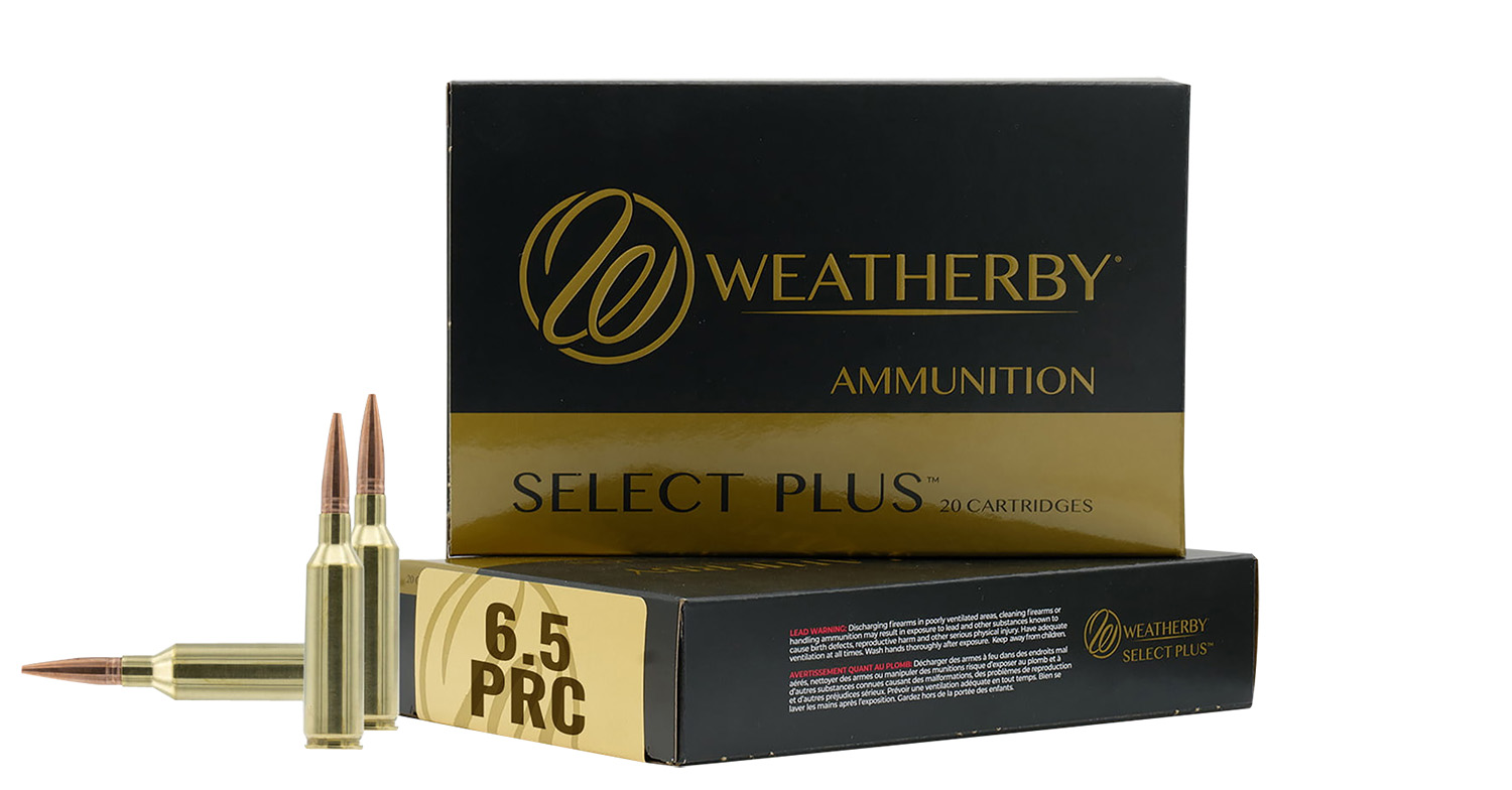 Weatherby M65PRC124HCB Select Plus 6.5PRC 124gr Hammer Custom 20 Per Box/10 Case