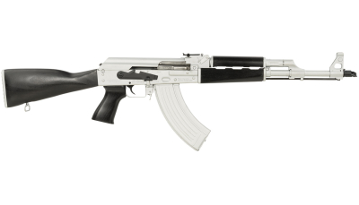 Zastava Arms Usa ZR7762CSB ZPAPM70  7.62x39mm 30+1 16.30" Black Chrome Lined Steel Barrel, Silver Receiver, Black Polymer Handguard, Fixed Dark Walnut Synthetic Stock