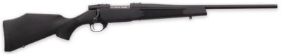 Weatherby VYT223RR0T Vanguard Synthetic Compact 223 Rem 5+1 20" Matte Blued #1 Threaded Barrel, Matte Blued Drilled & Tapped Steel Receiver, Black Adjustable Synthetic Stock