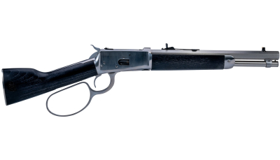 Heritage Mfg RH9235712F9 92 Ranch Hand 38 Special +P 357 Mag 5+1 12" Stainless Octagon Barrel, Stainless Steel Receiver, Black Fixed Wood Stock