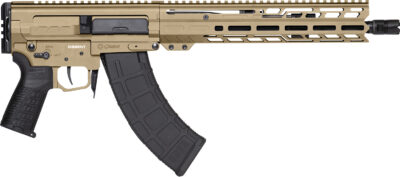 CMMG 86A8E0BCT Dissent MK47 7.62x39mm 30+1 12.50" Black Nitride Threaded Barrel, M-LOK Handguards, Coyote Tan Cerakote Aluminum Picatinny Rail Receiver