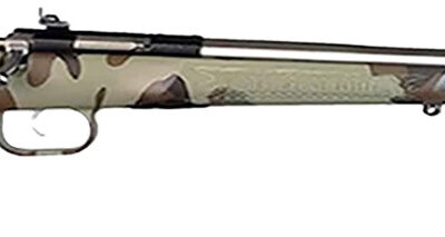 Crickett KSA2171 My First Rifle Gen2 22 S/L/LR Single Shot 16.10" Stainless Steel Barrel & Receiver, M81 Woodland Camo Synthetic Fixed Stock, EZ Loader