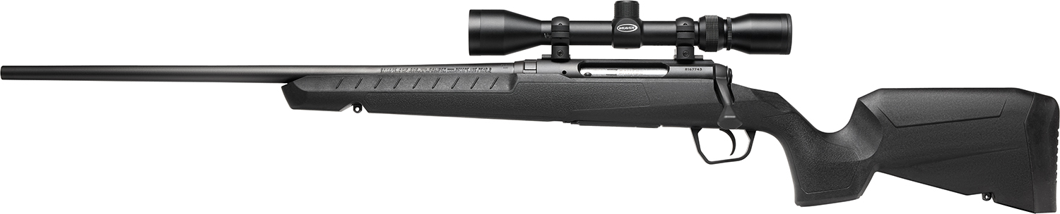 Savage Arms 32036 Axis XP Combo Compact 400 Legend 4+1 20" Matte Black Heavy Sporter Barrel, Drilled & Tapped Carbon Steel Receiver, Fixed Matte Black Synthetic Stock, 3-9x40mm Duplex Left Hand