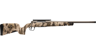Savage Arms 32343 Axis 2 Pro Compact 400 Legend 4+1 20" Gun Metal Bronze Cerakote Heavy Sporter Threaded Barrel & Picatinny Rail Carbon Steel Receiver, Fixed Western Camo Synthetic Stock, Right Hand