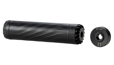 Anechoic X30B Anechox 30  30Cal/7.62mm/300Mag Black Stainless Steel/Titanium 1 3/8"x24 w/ 5/8"x24 DTA