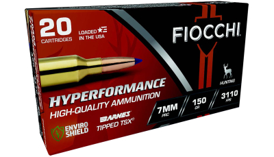 Fiocchi 7PRCTT Hyperformance  7mmPRC 150gr Barnes Tipped TSX 20 Per Box/10 Case