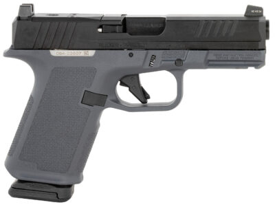 Ruger 19400 RXM  9mm 15+1 4" Black FNC Nitride Steel Barrel, Black FNC Nitride Optic Ready/Serrated Alloy Steel Slide, Stealth Gray Polymer Frame w/Accessory Rail, Stealth Gray Magpul Enhanced Grip