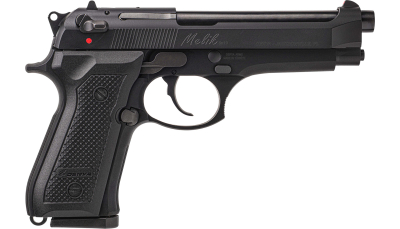 Derya Firearms 10LMELIK9TR Melik  9mm Luger 17+1 4.90" Black Melonite Steel Barrel, Black Melonite Serrated Steel Slide,  Black Aluminum Frame, Black Polymer Grip