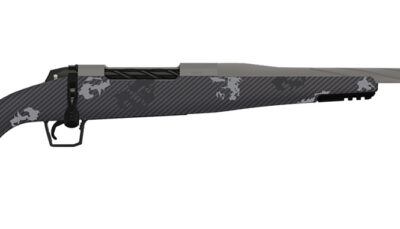Fierce Firearms TWROG300WIN22GP Twisted Rogue 300 Win 22" Tungsten Cerakote Steel Threaded Barrel, Drilled & Tapped Steel Receiver, LR Negative Comb Phantom Camo Carbon Fiber Stock