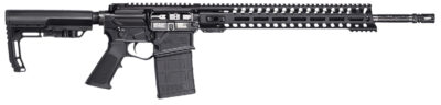Patriot Ordnance Factory 02419 Rogue DI 308 Win 20+1 18.50" Picatinny Rail Receiver, M-LOK/Picatinny Rail Handguard, Black Polymer Stock & Grip