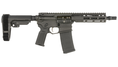 Cobalt Kinetics CKPROLITE30075BLK Pro Lite  300 Blackout 30+1 7.50" Black Melonite Barrel, Black Aluminum Receiver w/Picatinny Rail, Black Polymer SB Tactical SBA3 Brace, Black Polymer Grip