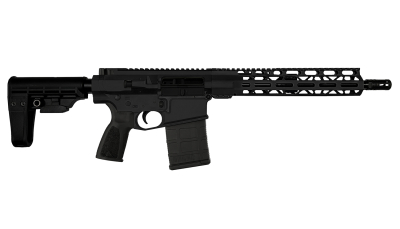 Live Free Armory LFBR82101 Battle Pistol  7.62x51mm 20+1 12.50" Black Parkerized Barrel, Black Cerakote Aluminum Receiver w/Picatinny Rail, M-LOK Handguard, Black Polymer Stock, Black Polymer Grip
