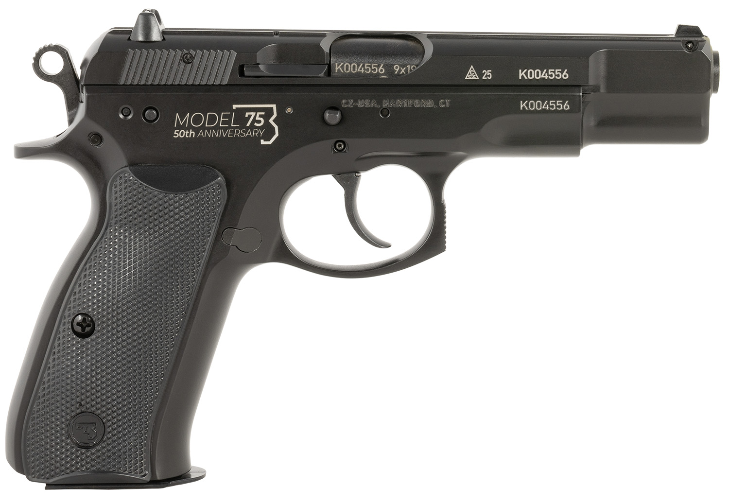 CZ-USA 01114 CZ 75 BD 50th Anniversary 9mm Luger 10+1