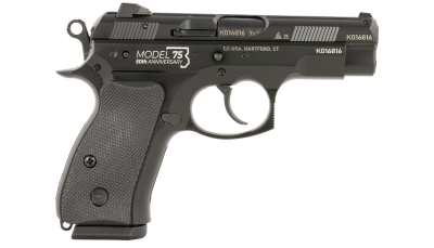 CZ-USA 01132 CZ 75 D 50th Anniversary Compact Frame 9mm Luger 10+1