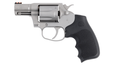 Colt Mfg COBRASM2RFO Cobra 38 Special +P 6rd Shot 2" Matte Stainless Barrel, Cylinder & Frame, Black Hogue Overmolded Grip, Exposed Hammer