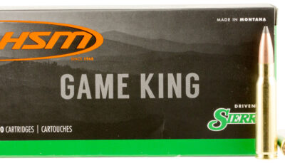 HSM 30842N Game King  308 Win 165 gr Sierra GameKing Spitzer Boat Tail 20 Per Box/ 25 Case