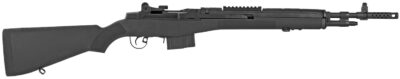 Springfield Armory AA9126 M1A Scout Squad 308 Win/7.62x51mm 10+1 18" Black Parkerized Carbon Steel Barrel w/Muzzle Brake, Black Parkerized Picatinny Rail Steel Receiver, Fixed Black Synthetic Stock