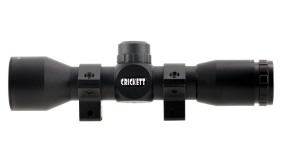 Crickett KSA054 Quick Focus  Black 4x32mm 1" Tube Mil-Dot Reticle