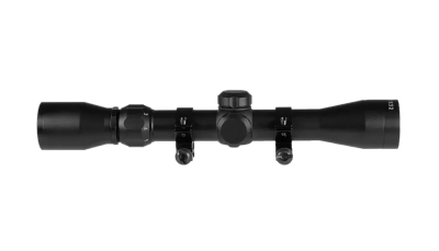TruGlo TG-853940B Trushot  Black Anodized 3-9x40mm 1" Tube Duplex Reticle w/Rings