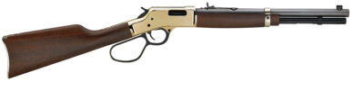 Henry H006MR327 Big Boy Carbine Full Size 327 Federal Mag 7+1 16.50" Blued Octagon Barrel, Brass Polished Brass Receiver, American Walnut Wood Stock Right Hand