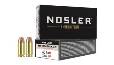 NOSLER ASP 45ACP 230GR JHP 50/500