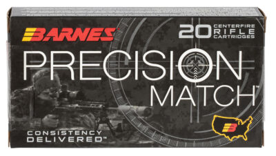 Barnes Bullets 30814 Precision Match  6mmCreedmoor 112gr Open Tip Match Boat Tail 20 Per Box/10 Case