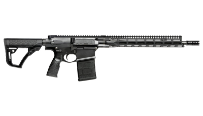 Daniel Defense 0215707258055 DD5 V3 *CA Compliant 7.62x51mm NATO 16" 10+1 Black Hard Coat Anodized Black Phosphate 6 Position w/SoftTouch Overmolding Stock Black Polymer Grip