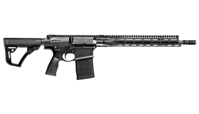 Daniel Defense 0215707258067 DD5 V3 *CO Complaint 7.62x51mm NATO 16" No Magazine Black Hard Coat Anodized Black Phosphate 6 Position w/SoftTouch Overmolding Stock Black Polymer Grip
