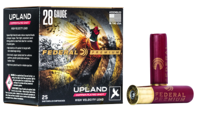 Federal P2838 Premium Wing-Shok High Velocity 28Gauge 2.75" 3/4oz 8Shot 25 Per Box/10 Case