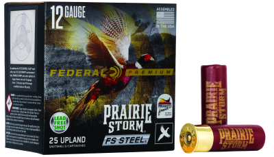 Federal PFSX143FS3 Premium Prairie Storm FS 12Gauge 3" 1 1/8oz 3Shot 25 Per Box/10 Case