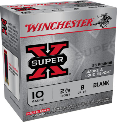Winchester Ammo XBP10W Super X Blank 10Gauge 2.87" 25 Per Bx/10 Case
