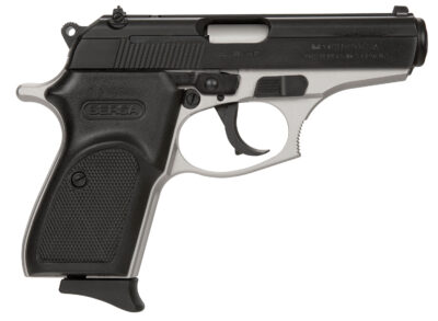 Bersa T380DT8 Thunder  Micro-Compact Frame 380 ACP 8+1, 3.50" Steel Barrel, Matte Black Serrated Steel Slide, Satin Nickel Aluminum Frame