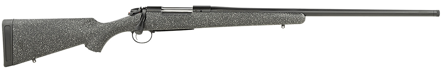 Bergara Rifles B14S503C B-14 Ridge 243 Win 4+1 22" Graphite Black Cerakote Barrel, Graphite Black Cerakote Steel Receiver, Gray Speckled Black Fixed American Style Stock, Right Hand
