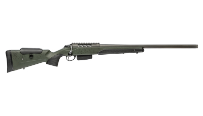 Tikka JRTXRSV331R10 T3x Super Varmint 300 Win Mag 5+1 23.70" Barrel, Tungsten Cerakote Metal Finish, Black Webbed Green Roughtech Stock