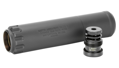 Griffin Armament GAREC5-W Recce 5 22 Cal 1.47"D Black Cerakote Stainless Steel 5.56 Taper Mount