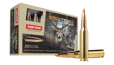 Norma Ammunition 20170362 Dedicated Hunting Tipstrike 7mm-08Rem 160gr Polymer Tip 20 Per Box/10 Case