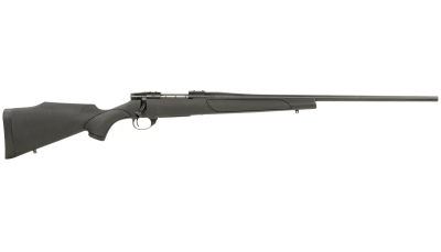 Weatherby VTX270NR4T Vanguard Obsidian Full Size 270 Win 5+1 24" Blued #2 Contour Threaded Barrel, Blued Drilled & Tapped Steel Receiver, Black Monte Carlo Synthetic Stock