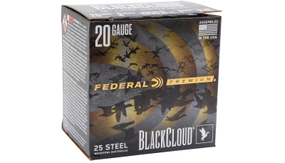 Federal PWUX20924 Premium Black Cloud 20Gauge 3" 1oz 25 Per Box/10 Case