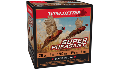 Winchester Ammo X283PH5 Super Pheasant  28Gauge 3" 1 1/8oz 5Shot 25 Per Box/10 Case