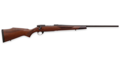 Weatherby VDT222RR4T Vanguard Sporter Full Size 22-250 Rem 5+1 24" Bead Blasted Blued #2 Threaded Barrel, Matte Blued Drilled & Tapped Steel Receiver, Grade A Turkish Walnut Monte Carlo Stock