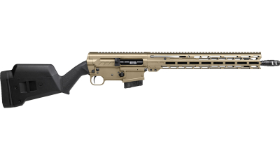 CMMG 64A190CCT Dissent BR4 *CA Compliant 6.5 Grendel 10+1 16.10" Black Nitride Threaded Barrel, Coyote Tan Cerakote Picatinny Rail Aluminum Receiver, Magpul SGA Black Synthetic Stock