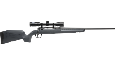 Savage Arms 32176 Axis 2 XP Combo Full Size 308 Win 4+1 22" Black Sporter Barrel, Black Carbon Steel Receiver Drilled & Tapped, Gray Fixed Synthetic Stock, Weaver 3-9x40mm Scope, Right Hand